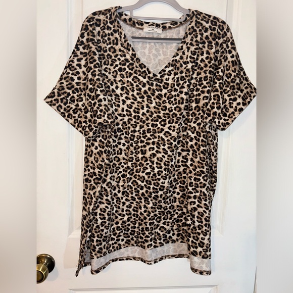 Zenana 2X pajama short set plus size EUC - Picture 1 of 6
